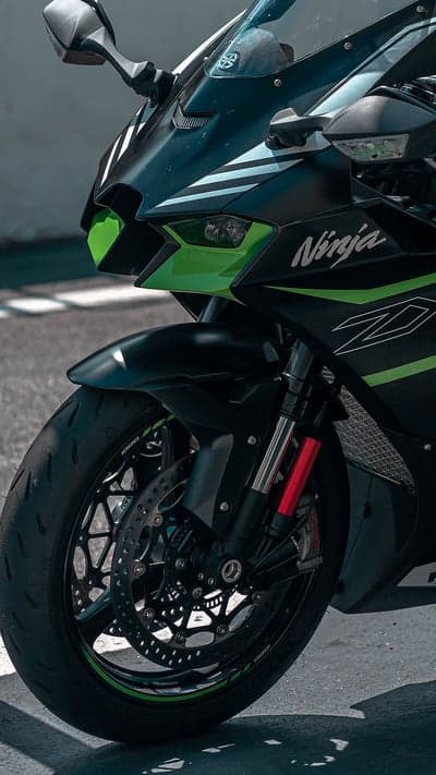 Kawasaki Ninja H2R Motorcycle Front Detail