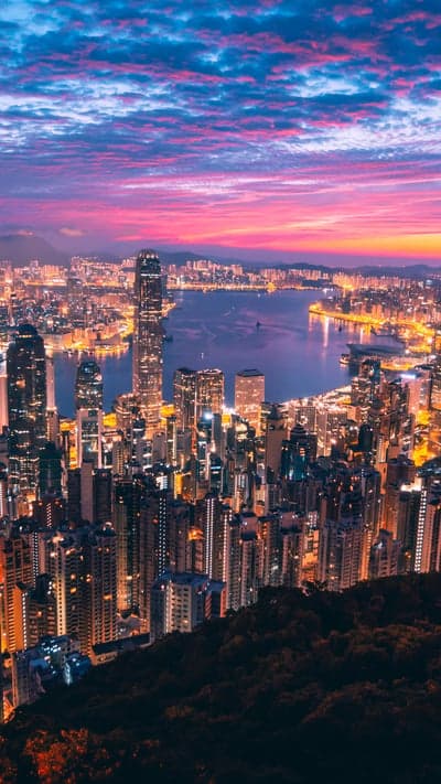 City's Embrace - Dawn Over the Metropolis