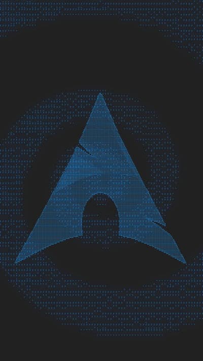 Digital Glitch - Arch Logo