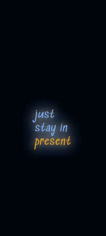 Motivational Quote: Just Stay In Present