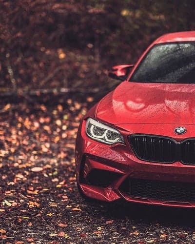 Scarlet BMW M2 Performance Coupe Autumn Mobile Wallpaper