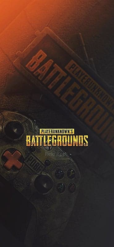PUBG Controller and Logo Wallpaper
