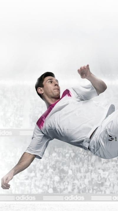 Lionel Messi Soars in Dynamic Adidas Soccer Advertisement