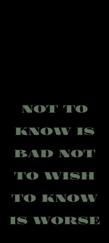 Motivational Quote: Ignorance and the Desire to Know