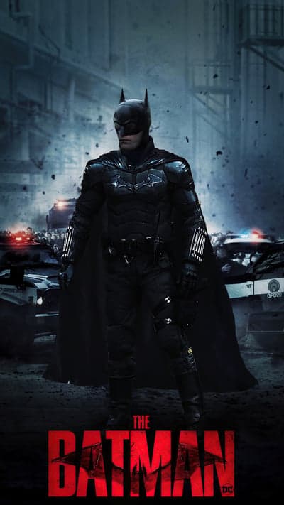 Robert Pattinson's Batman stands in Gotham's gritty streets