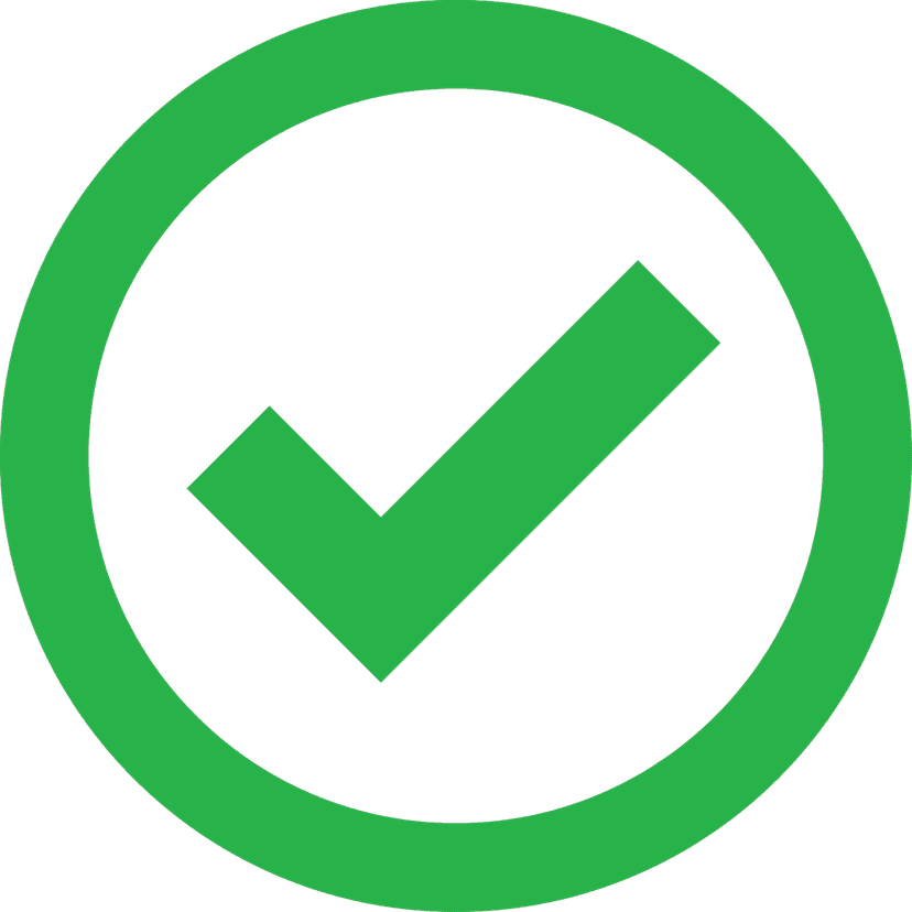 Check mark logo with angled cheque text features sharp edges and a clean flat vector style on a transparent base.