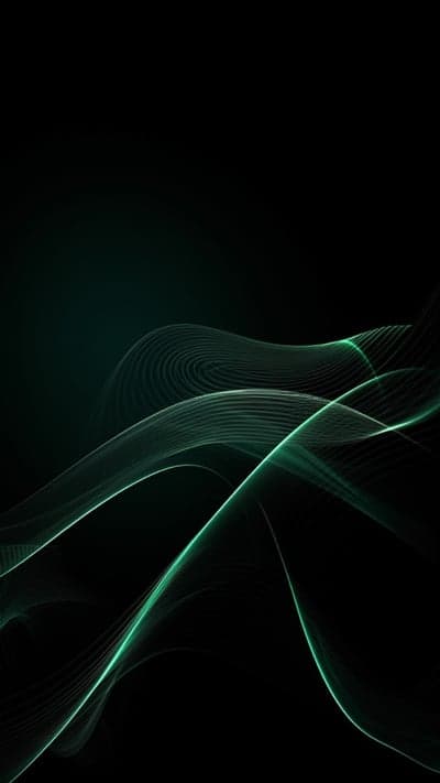 Electric Green Light Trails Abstract Phone Wallpaper