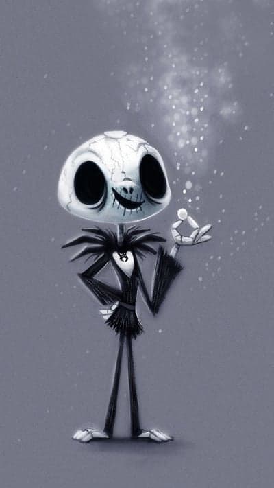Cute Jack Skellington skeleton character art