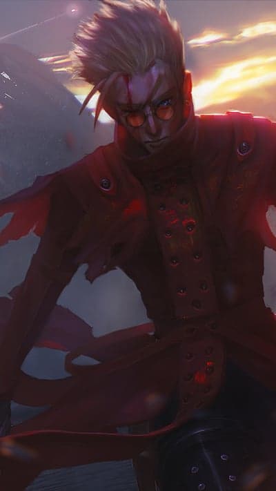 Vash the Stampede Fan Art | Trigun Anime Illustration