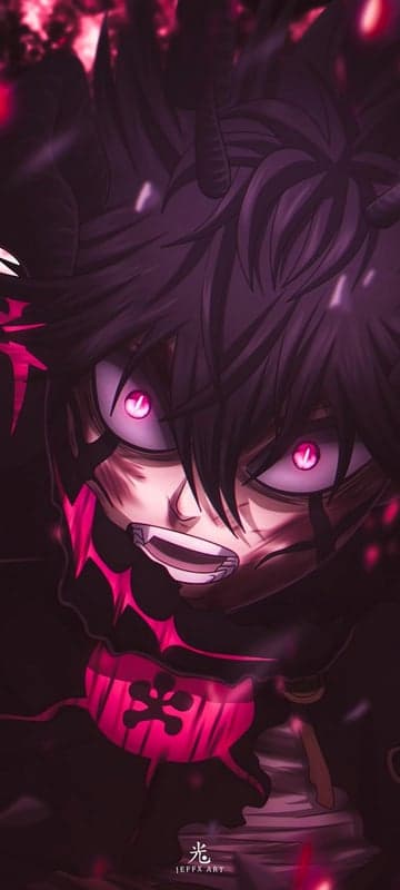 Asta Demon Form Black Clover Anime Wallpaper