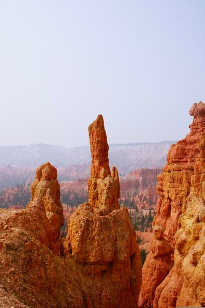 Bryce Canyon Hoodoos Orange Rock Formations Landscape