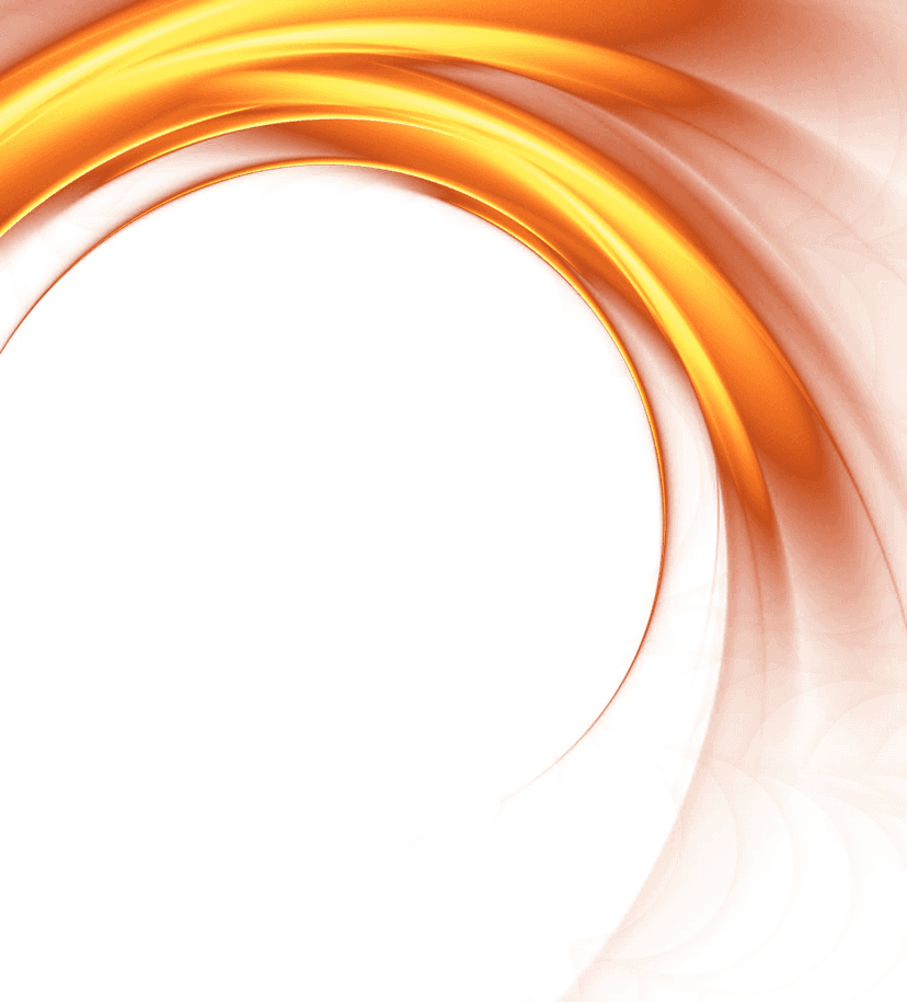 Golden rotating light effect featuring a circular metallic frame with angled highlights and radial rays.
