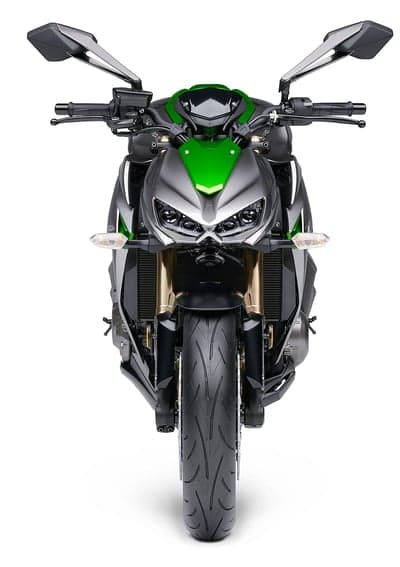 Kawasaki Z1000R Performance Motorcycle Front View