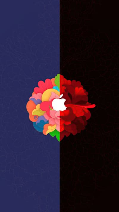 Duality Bloom - Apple's Vibrant Contrast