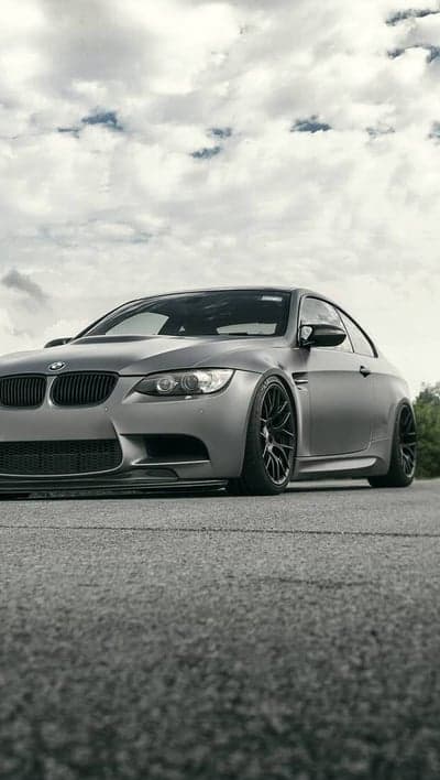 Matte Gray BMW M3 Coupe Aggressively Styled
