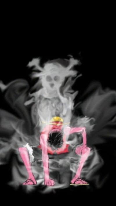 Monkey D Luffy Gear 5 Awakening Mobile Screen Background