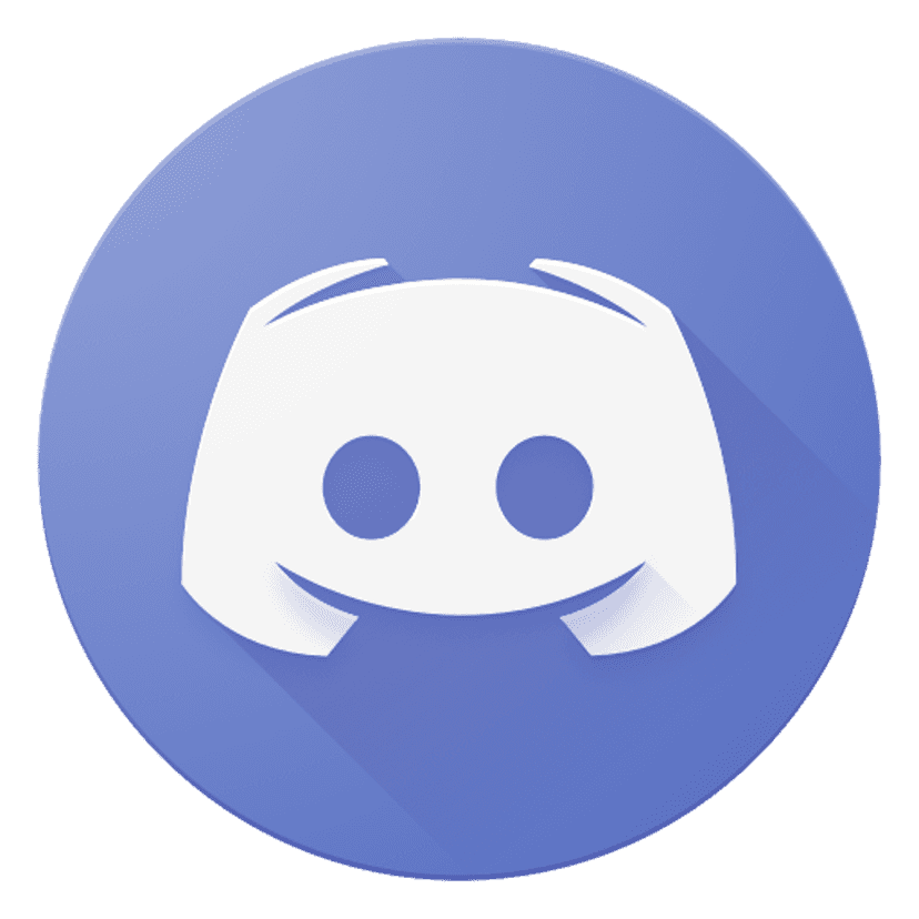 discord logo mascot with white controller eyes centered on a vibrant blurple blue background with clean lines.