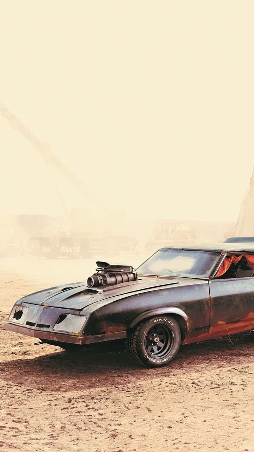 Mad Max V8 Interceptor Desert Survival Mobile Background