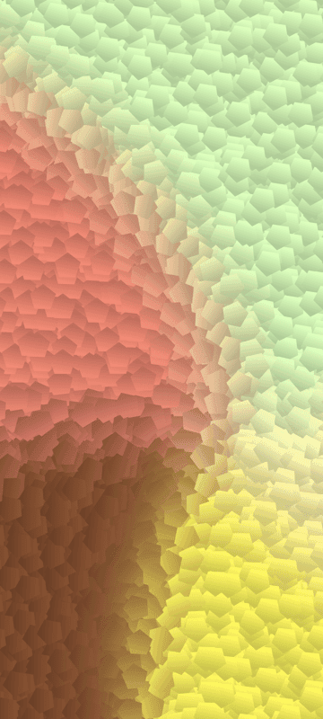 Abstract Gradient of Geometric Shapes