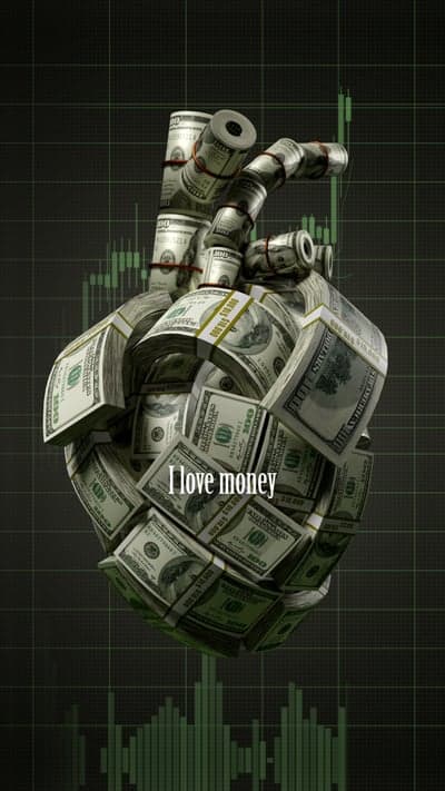 Heart of Money: A Symbol of Financial Wealth and Success