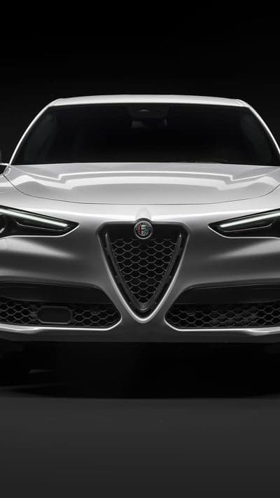 Alfa Romeo Stelvio Front View Studio Shot