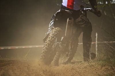 Dirt Bike Motocross Rider Racing Action Tablet Wallpaper