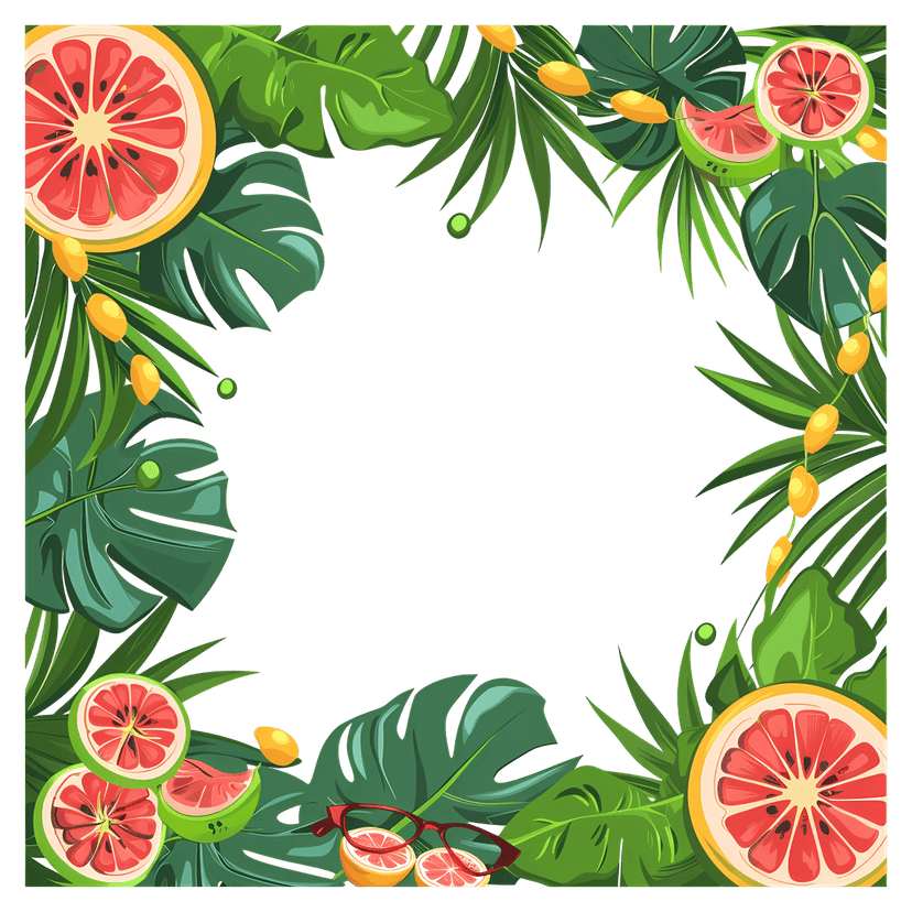 Decorative frame PNG featuring intricate gold leaf scrollwork and floral motifs on a transparent background.
