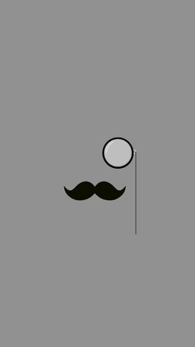 Dapper Gent - Monocle and Moustache Minimalist