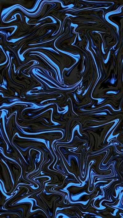 Electric Blue Fluid Marble Texture for Mobile Screens