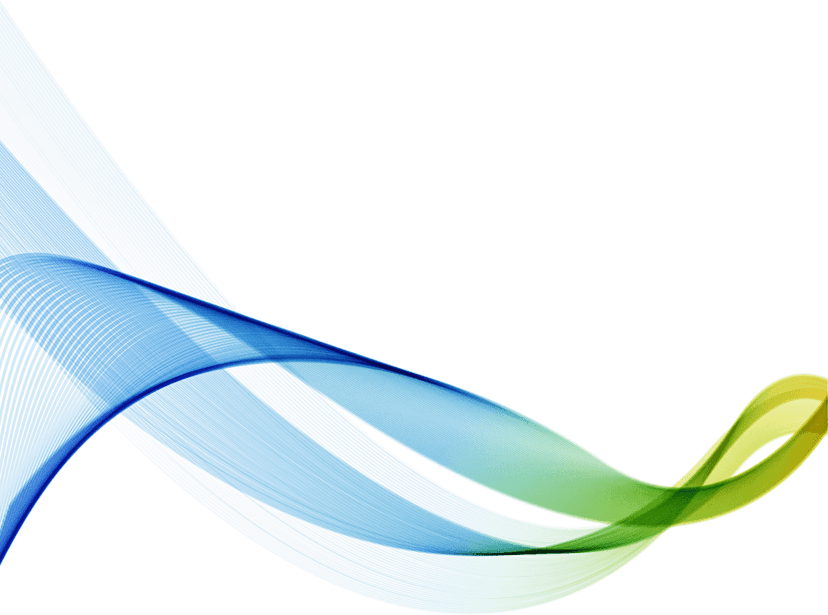 Colorful gradient ribbons with smooth wavy curves and vibrant transitions float against a transparent background.