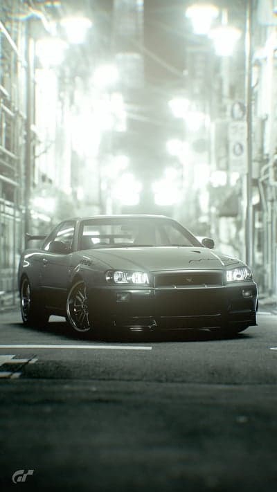 Nissan Skyline GT-R R34 Night City Street Racing