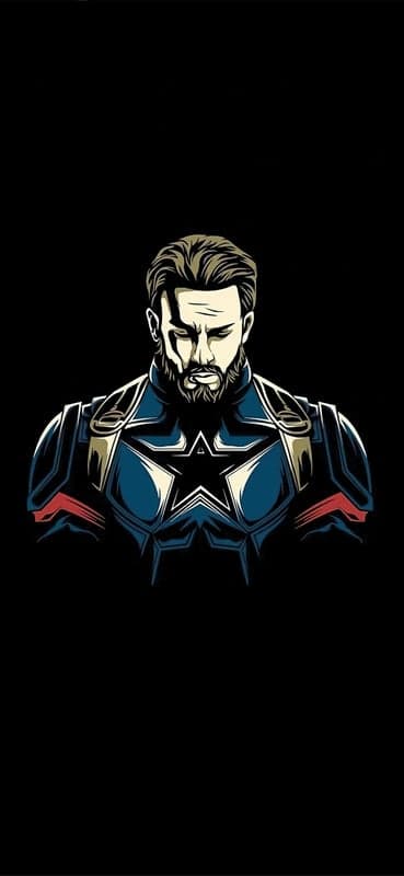 Captain America - Bearded Hero