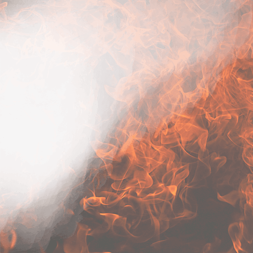 Orange flame fire texture showcases flickering incandescent heat and organic gas combustion patterns in macro detail.
