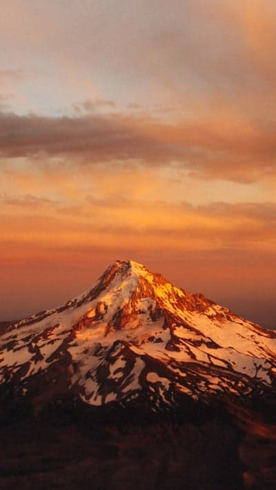 Golden Glow on Mount Hood