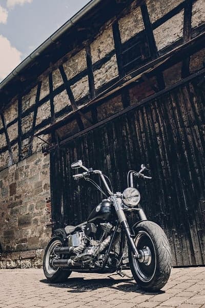 Rustic Harley Davidson Custom Cruiser Phone Wallpaper