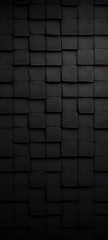 Black Wood Cubes Textured Background