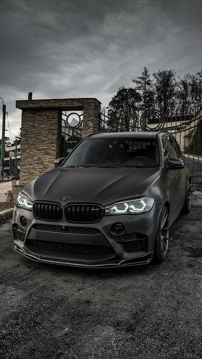 Matte Black BMW X5 SUV with Modern Design