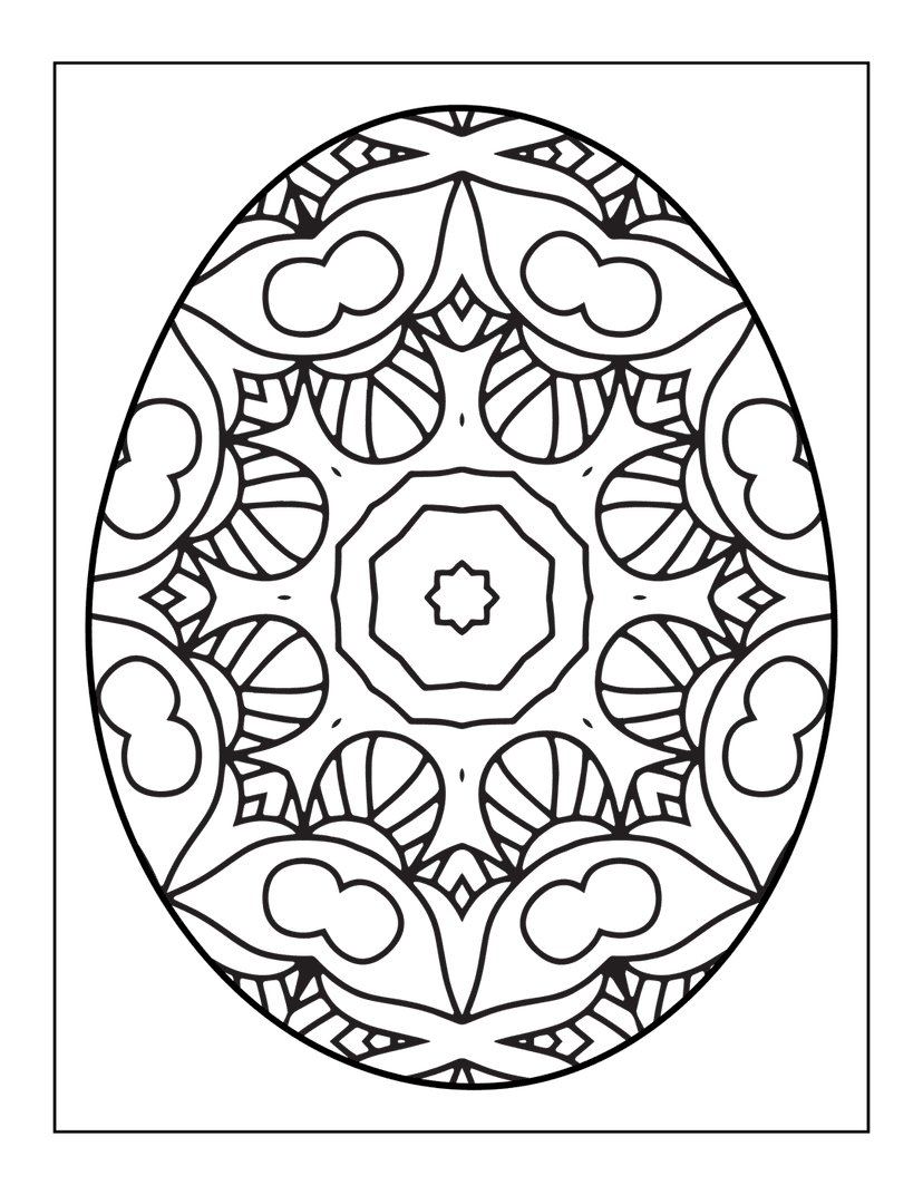 Mandala pattern in dark gray linework displays radial symmetry and floral geometry over a solid black canvas.