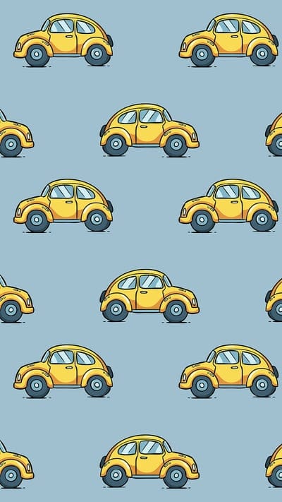 Yellow Beatles, car, cartoon, holiday, ipad, iphone, pattern, samsung, yeloow, mobile wallpaper, android wallpaper, iPhone wallpaper, phone wallpaper