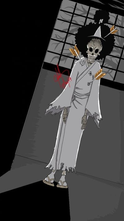 Brook, anime, cartoon, one piece, wano arc