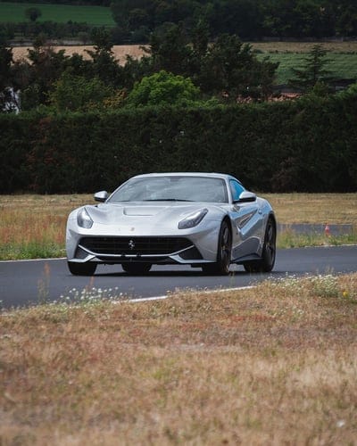 ferrari, sports car, car, front view, road, mobile wallpaper, android wallpaper, iPhone wallpaper, phone wallpaper