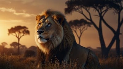 Cool,Closeup,King,Lion,Jungle,Forest