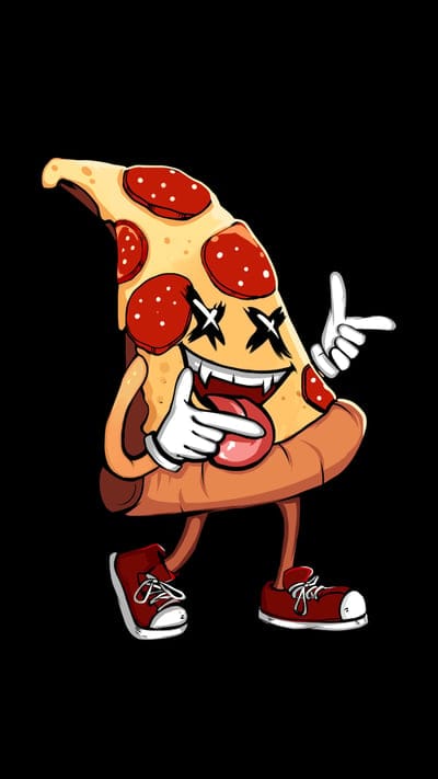 Pizza, cartoon