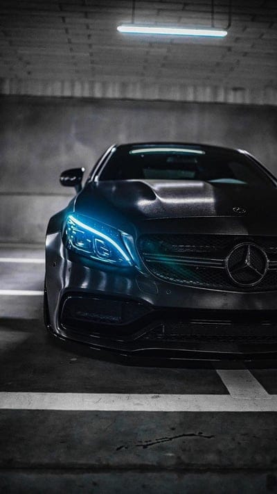 Mercedes Benz C63s, black, car, mercedes benz, mobile wallpaper, android wallpaper, iPhone wallpaper, phone wallpaper