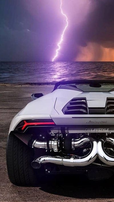 Huracan Lambo, back, car, lamborghini, mobile wallpaper, android wallpaper, iPhone wallpaper, phone wallpaper