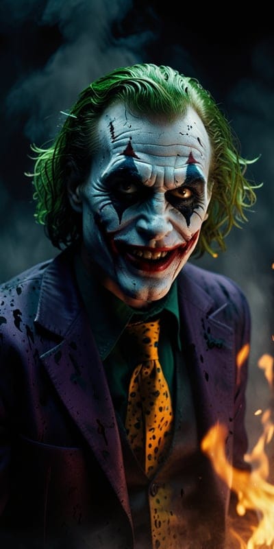 Joker,Cool,Dark,Mist,Fiery,Smoke