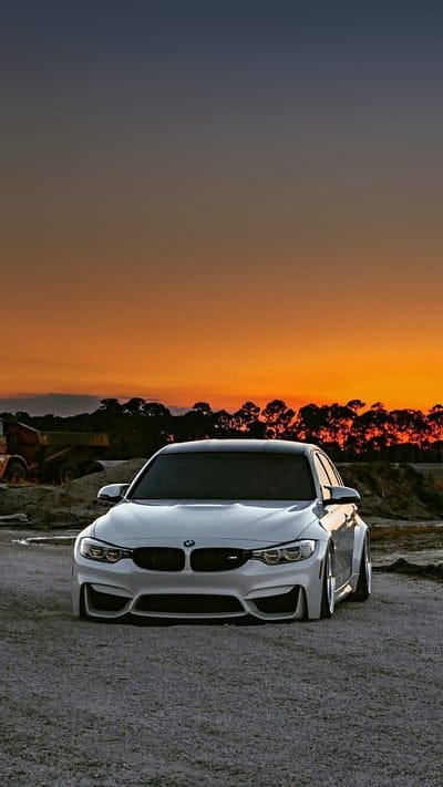 BMW M3, car, f80, low, m power, sedan, tuning, vehicle, white, mobile wallpaper, android wallpaper, iPhone wallpaper, phone wallpaper