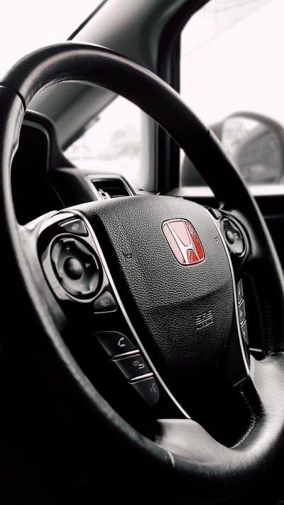 Honda, camera, car, civic, honda civic, logo, sport, steering, type r, wheel, mobile wallpaper, android wallpaper, iPhone wallpaper, phone wallpaper