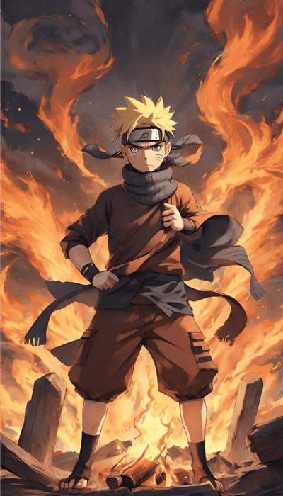 naruto uzumaki,naruto,anime,guy,pose,bonfire,art
