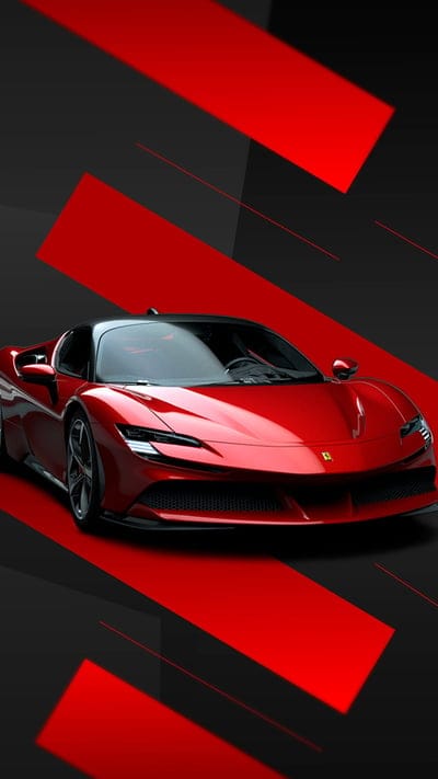 Ferrari lines, car, ferrari 458, ferrari 488, ferrari f12, ferrari hybrid, ferrari sf90, hybrid ferrari, laferrari, red, mobile wallpaper, android wallpaper, iPhone wallpaper, phone wallpaper
